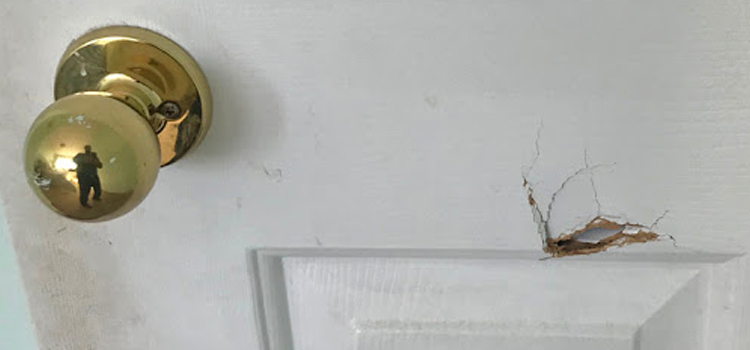 interior door hole repair Winton