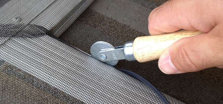 metal screen door repair in Winton